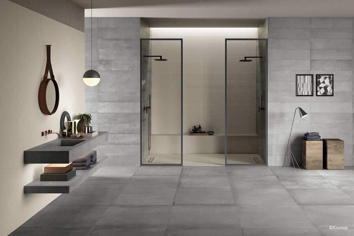 betonoptikfliesen-fuer-badezimmer Idee für Fliesen im Badezimmer: Betonoptikfliesen