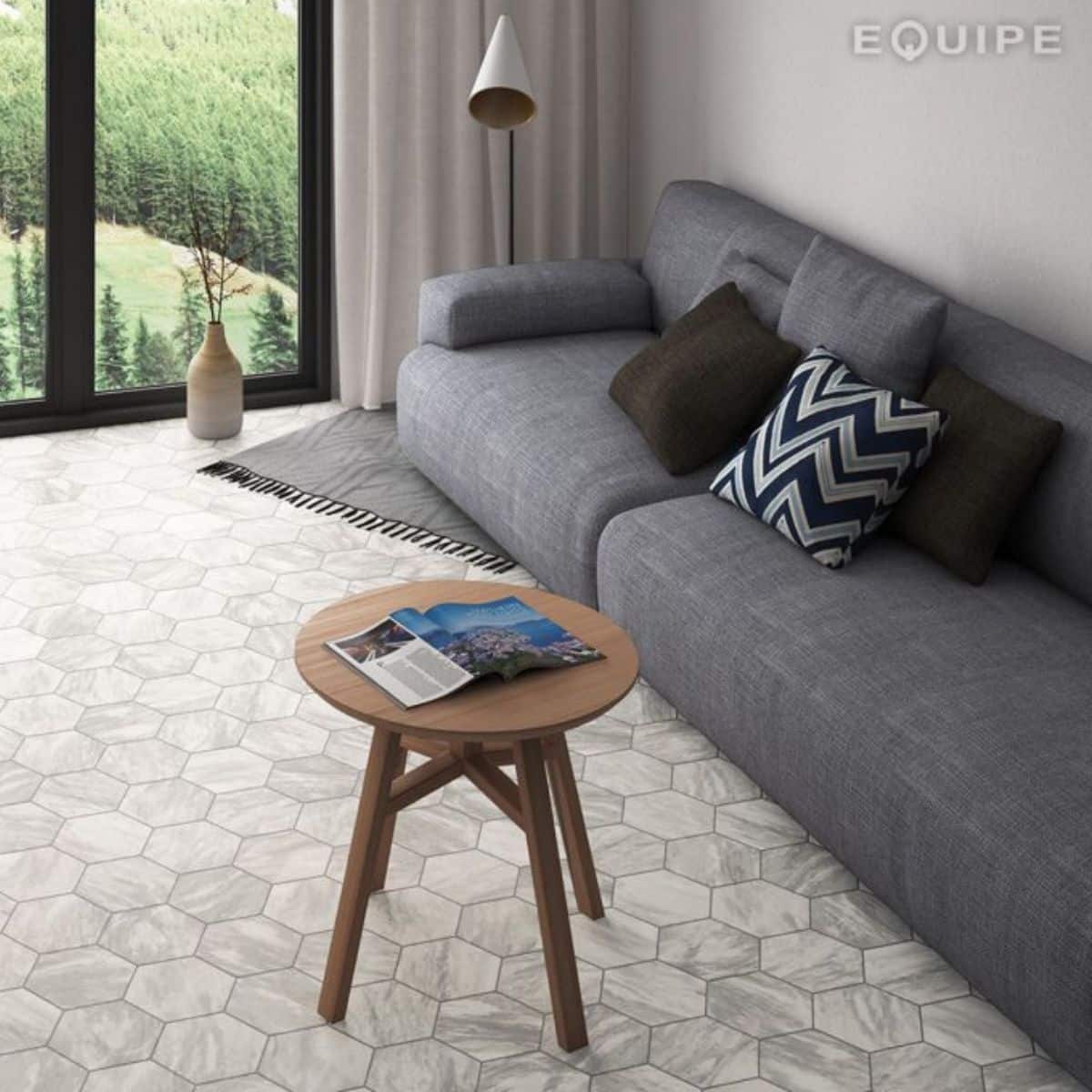 equipe-bardiglio-hexagon-light Equipe Hexagon Fliesen Bardiglio light