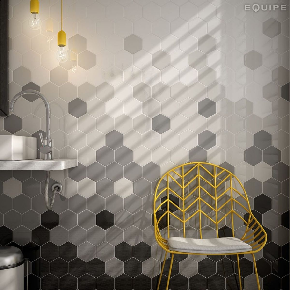 equipe-scale-hexagon Equipe Hexagon Fliesen Scale