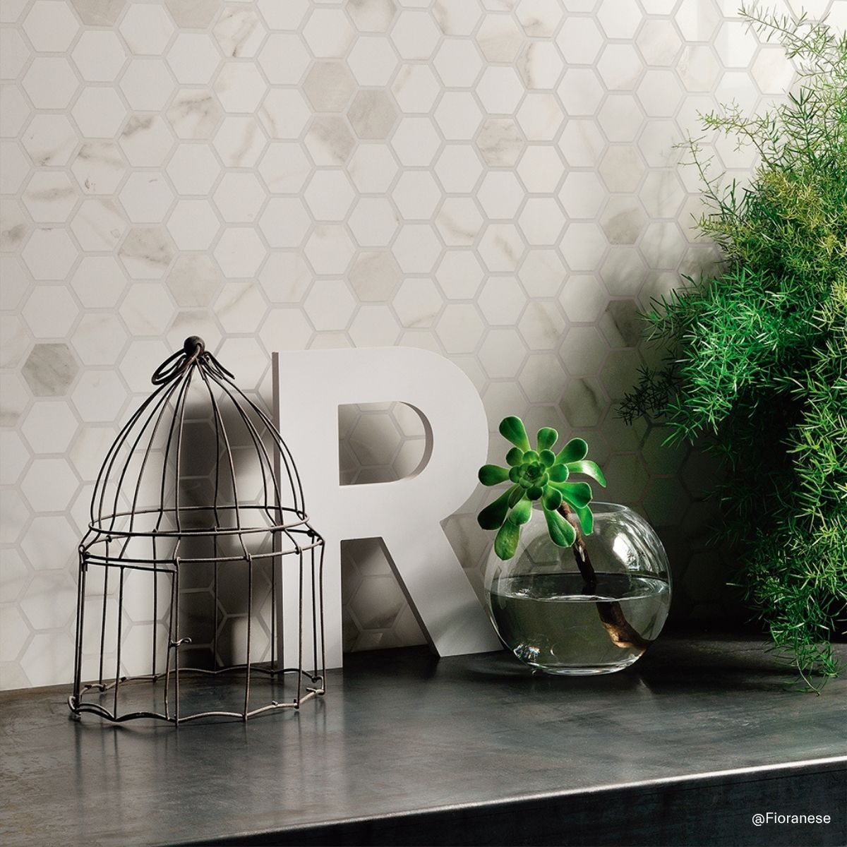 fioranese-marmorea Fioranese Hexagon Fliesen Marmor