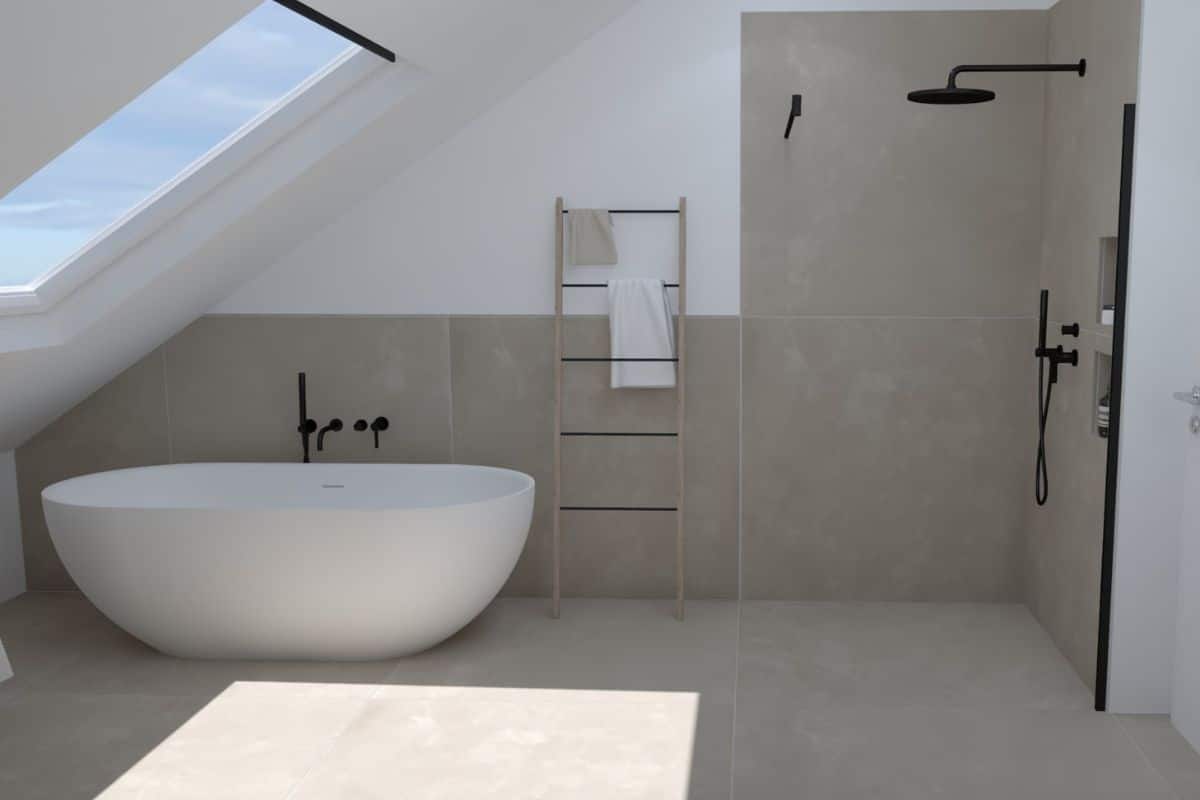 badewanne-und-dusche Badewanne und Dusche in einem Bad