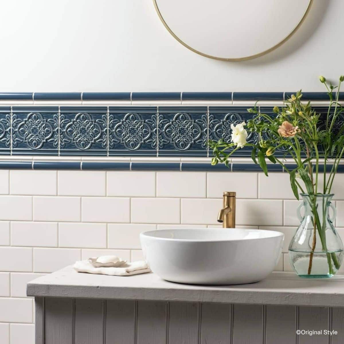 original-style-st-james-on-ascot-blue Altbau Badezimmer mit Original Style Fliesen St James on Ascot Blue