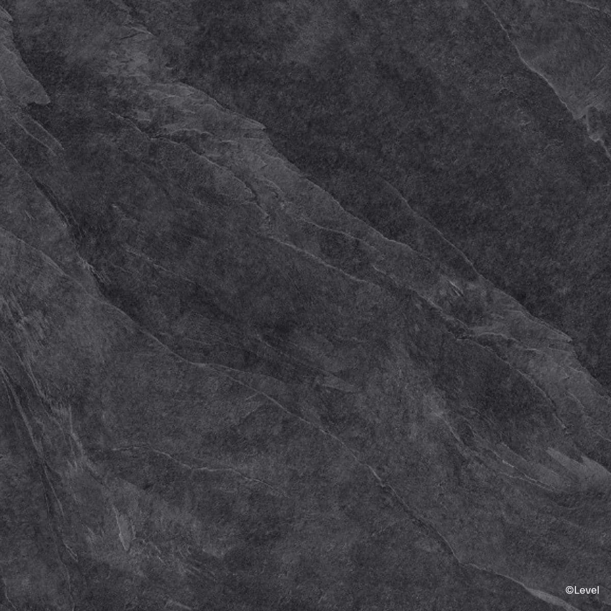 Level Stone Slate Black Natursteinoptik-Fliesen